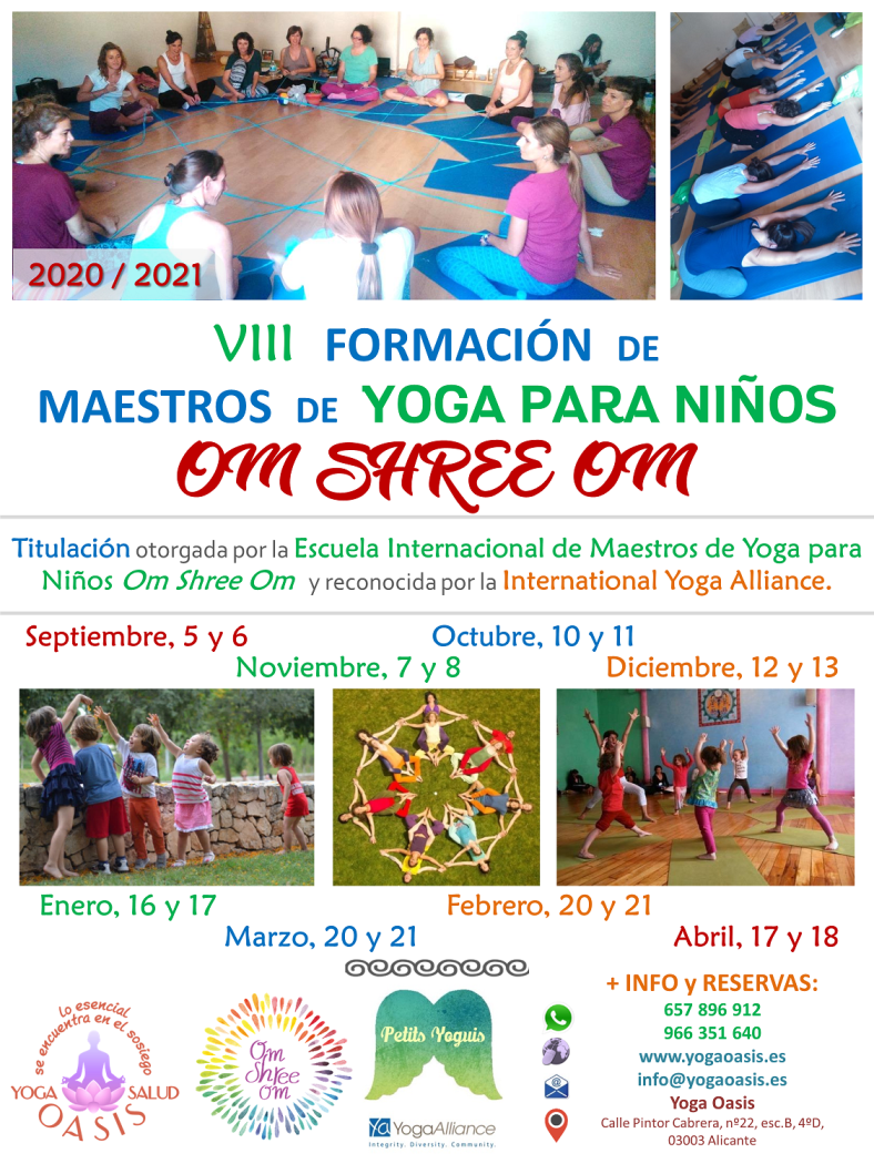 Formación de Maestros de Yoga para Niños Om Shree Om