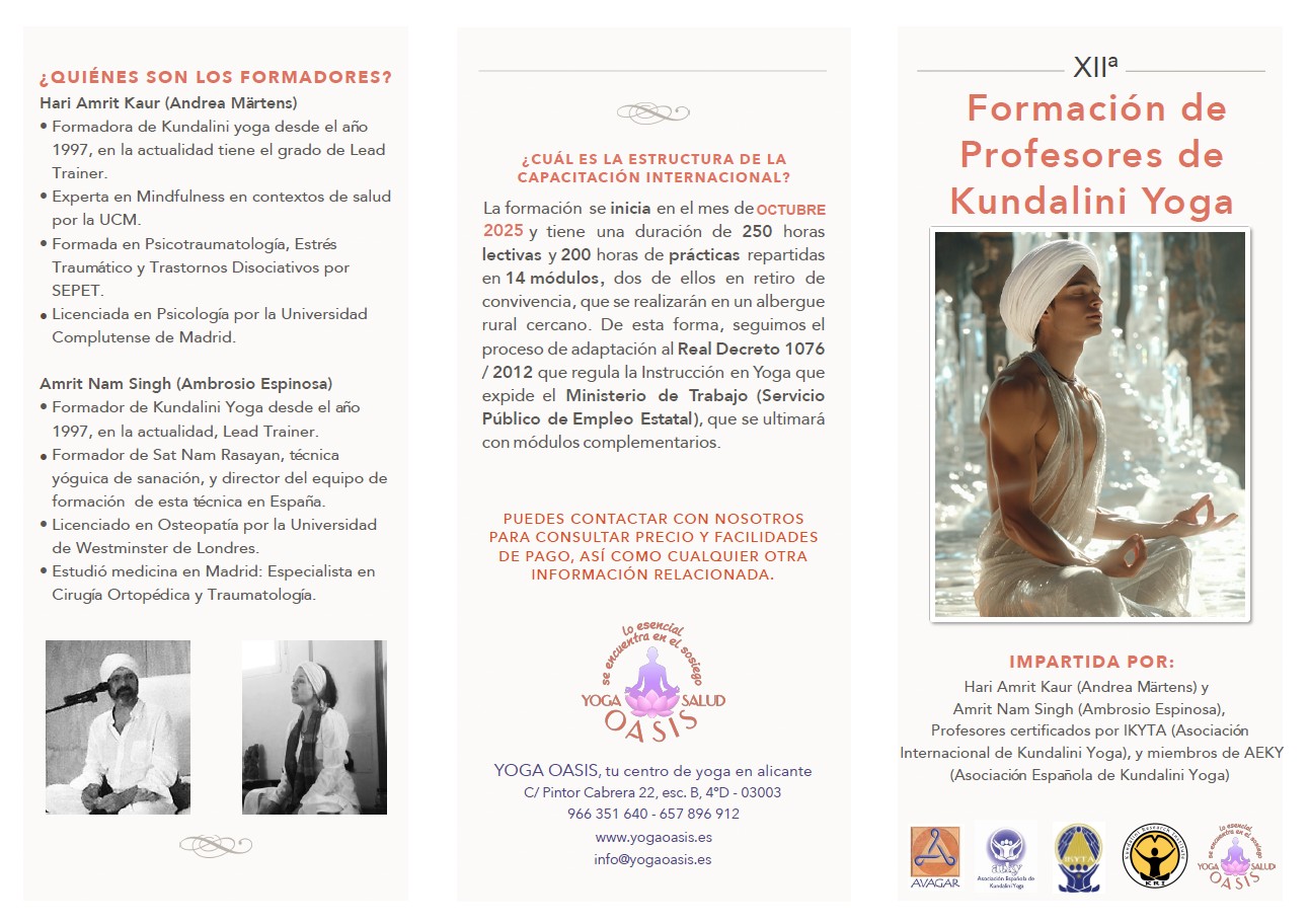 Formación de Profesores de Kundalini Yoga